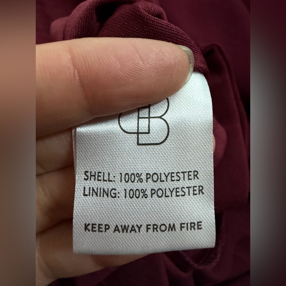 Baltic Born Deep Burgundy Maxi Dress M - Picture 5 of 7